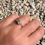 REEF ENGAGMENT DIAMOND RING - 14K GOLD