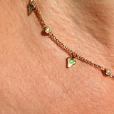 Sià Ray of Lights Necklace – 14K Recycled Gold, Emeralds & Diamonds