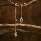 Single Alor Earring – 14K Gold & Rose Cut Diamond