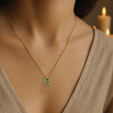 MAR EMERALDS NECKLACE