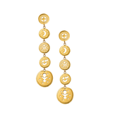 Trunk of Life Earrings – Sterling Silver & Gold