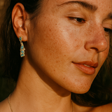 REEF EMERALDS AND DIAMONDS EARRINGS